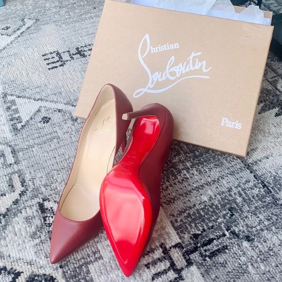 Christian Louboutin Shoes - Brand New Louboutin Pigalles (Dark Red)